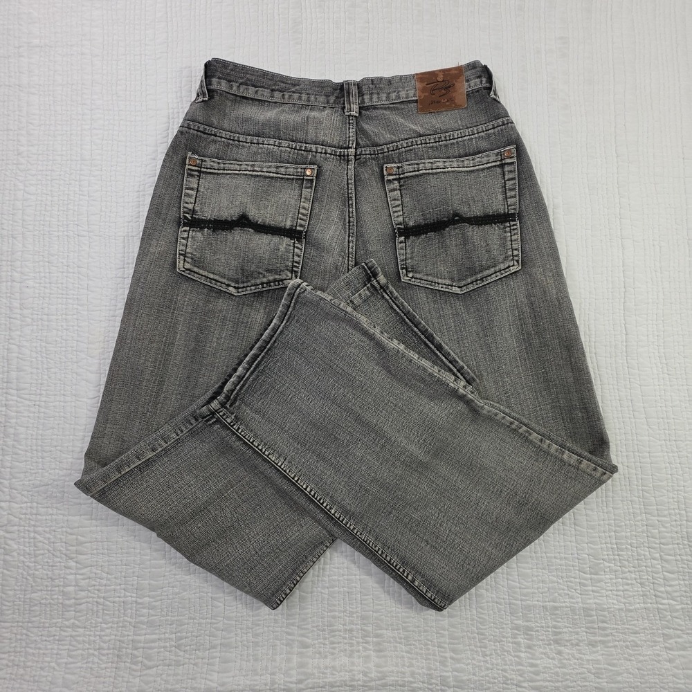 PJ Mark Jeans Men's 34x34 Concrete Wash Relaxed Fit Wide Leg Skater Punk Baggy - Picture 4 of 15